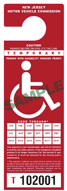 Temp Handicap Placards 